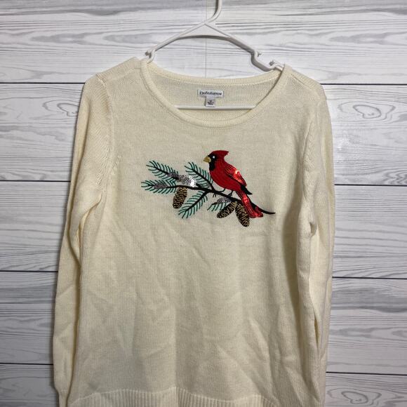 Womens Croft&barrow Cardinal sweater sz M - Picture 5 of 5